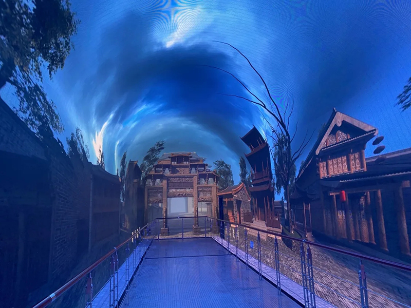 荆门梦幻千岛湖时光隧路项目（LED天幕+LED地砖屏）